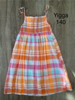 Kleid Sommerkleid Yigga 134 140 kariert orange Brandenburg - Prenzlau Vorschau