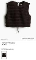 TOP MIT FRANSEN Damen Oberteil neu Berlin - Schöneberg Vorschau