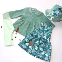 NEU Baby 4er Set Erstlingsset Geburt mint 62 Handmade Brandenburg - Schorfheide Vorschau