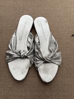 Melvin & Hamilton, Flache Schuhe, Echtleder und Silber, Größe 39 Hamburg - Bergedorf Vorschau