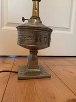 Lampe Zinn Gründerzeit Nachttischlampe Beistelllampe besonders Hessen - Rodenbach Vorschau