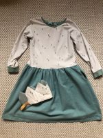 Kleid Biobaumwolle Bäume mintgrün - Handmade 128 Frankfurt am Main - Bornheim Vorschau