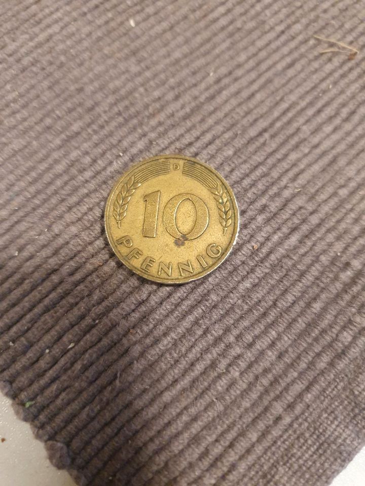 10 Pfennig D Münze 1949 in Berlin