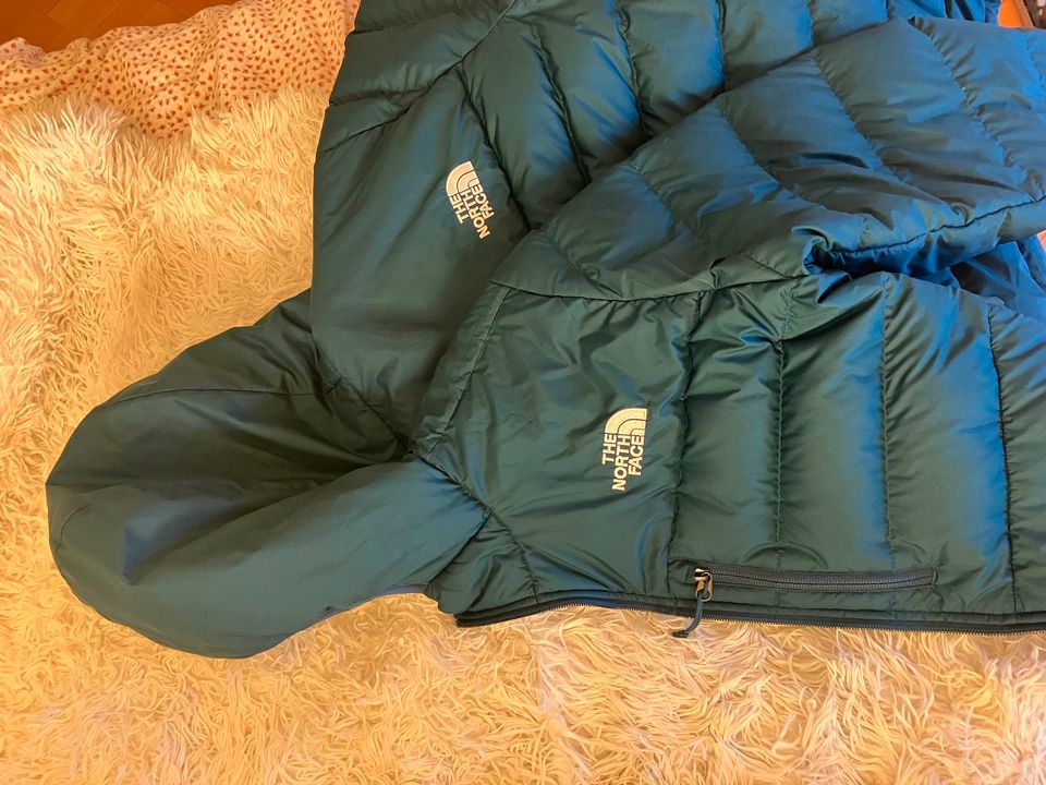 Coole und neuwertige North Face 550 Daunenjacke in Größe L in Leipzig