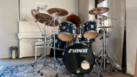 Schlagzeug Sonor Force 3001 blau mit Paiste Alpha Becken Set Bayern - Königsbrunn Vorschau