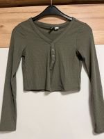 Grünes H&M Crop Langarmshirt S-M Rheinland-Pfalz - Wallmerod Vorschau