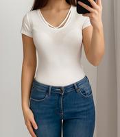 Hollister Oberteil tshirt top weiß S 36 Nordrhein-Westfalen - Ratingen Vorschau
