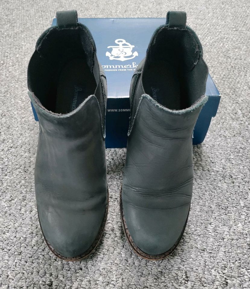 Sommerkind Chelsea Boots Gr. 38 Nubuk Leder *Neuwertig* in Samtens