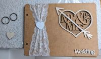 Neues Gästebuch Hochzeitsbuch mit Kraftpapier aus Holz Baden-Württemberg - Vaihingen an der Enz Vorschau