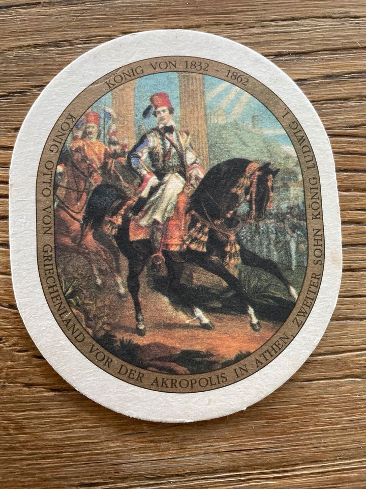 Bierdeckel Prinzregent Luitpold Bier Deckel ZU VERSCHENKEN in Bischoffen