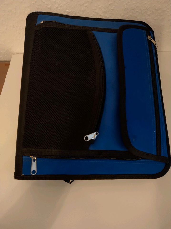 Aktentasche mit vielen Taschen, in Grün oder Blau inkl Aktenhülle in Hannover