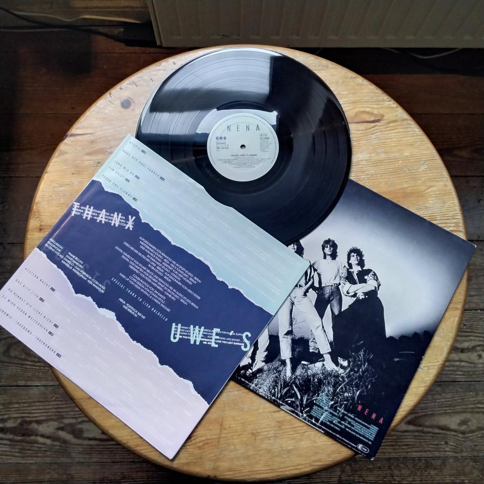 Nena Feuer & Flamme LP 1985 Vinyl vg+ Irgendwie Irgendwo +Katalog in Kiel