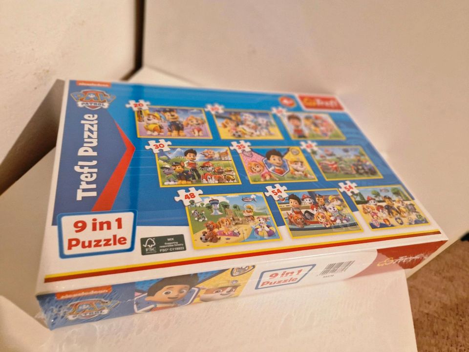 Puzzle, Paw Patrol, Feuerwehrmann Sam, neu in Essen