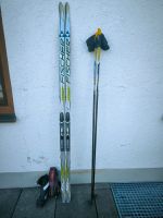 Ski Skating Fischer 187; Langl. Schuh Salomon 9 Gr. 42 und Stöcke Bayern - Lengenwang Vorschau