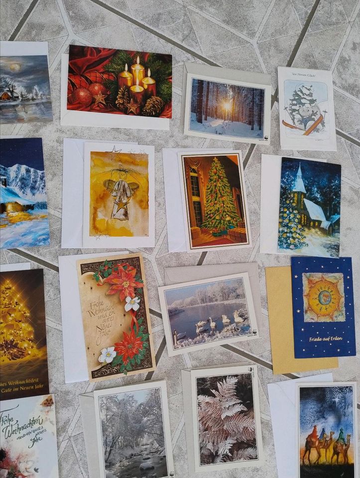 Weihnachts Karten/ Grußkarten mit Umschlag 25 Stück in Kummerfeld
