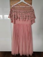 Midi-Kleid Gr. 40 ASOS Maya Deluxe silber rosa Pailletten Tüll Baden-Württemberg - Balingen Vorschau