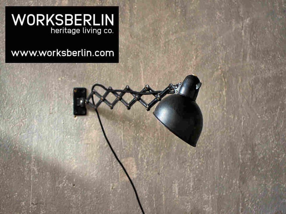 Restaurierte vintage Kaiser Idell Scherenlampe - worksberlin in Berlin