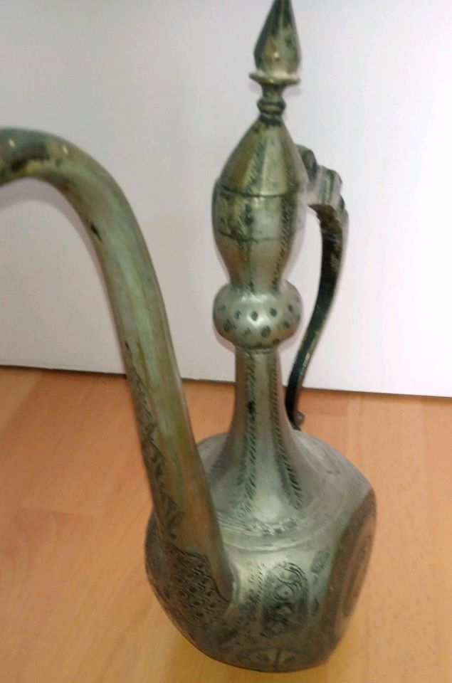 orientalische Wasserkanne,Tee, handbearbeitet,150 Jahre alt in Rheinbreitbach