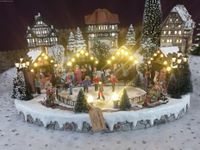 Lichthaus Winterszene Eisläufer Musik Bewegung Spieluhr LGB Bayern - Wertingen Vorschau