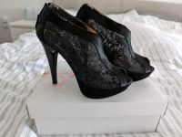 High Heels Peeptoe Gr. 37 schwarz Nordrhein-Westfalen - Ibbenbüren Vorschau