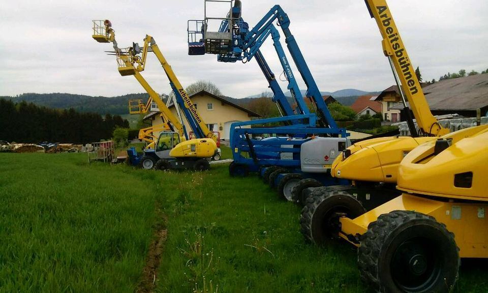 Arbeitsbühne Teleskoplader Stapler Haulotte Radlader Bagger in Perlesreut