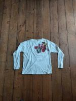 ZARA Girls, Langarm T-Shirt, weiß, Blumenapplikation, Größe 164 Mülheim - Köln Holweide Vorschau