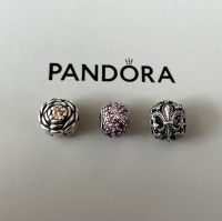 Pandora Charm Kugel Blume /  Pavé Strass / Lilie 925 Silber Rheinland-Pfalz - Grünstadt Vorschau