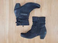 Stiefeletten Schuhe Caprice Leder schwarz Größe 42 Baden-Württemberg - Metzingen Vorschau