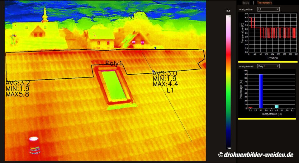 Heizkosten senken – Wärmelecks finden – Thermografie mit Drohnen. in Püchersreuth