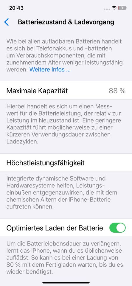 iPhone 11 , weiß,128 GB , TOP Zustand ‼️Akku 88 %  ! ! in Schmelz
