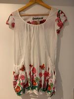 Sommerkleid Desigual XS Weiß Blumen floral Bayern - Bayreuth Vorschau