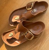 Birkenstock Gr. 37 schmal Cognac Kreis Pinneberg - Halstenbek Vorschau
