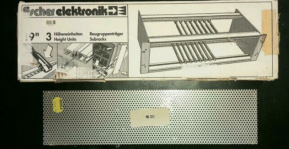 Fischer Elektronik 19" Baugruppenträger BGT 384 180 (1) in Nürnberg (Mittelfr)