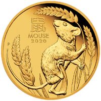 Lunar III Goldmünze Maus 2020 1/10 OZ, 15 $, Perth Mint Australie Baden-Württemberg - Ulm Vorschau