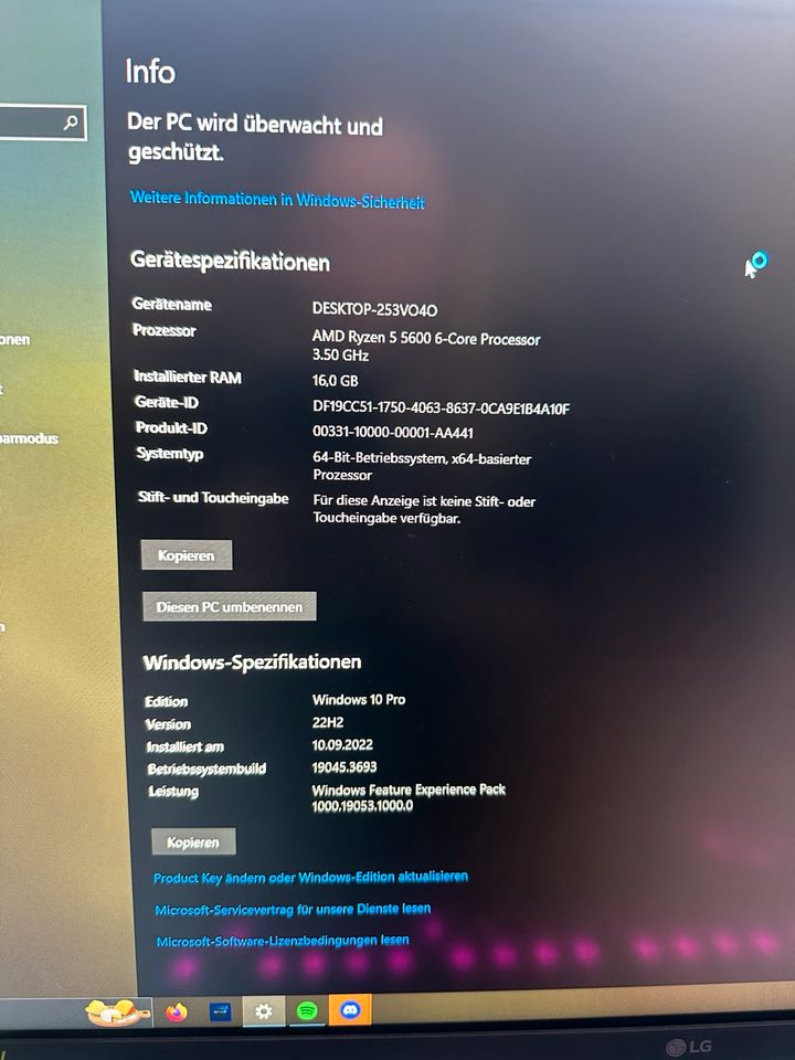 Gaming PC Windows 10pro in Moers