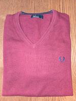 Fred Perry Pullover Gr. M bordeaux Merinowolle Mitte - Wedding Vorschau