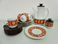 Kaffeeservice für 5 Personen Porzellan 70er Jahre orange Vintage Dresden - Dresden-Plauen Vorschau