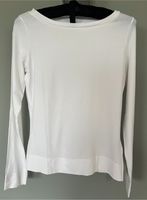HUGO langarm Shirt L weiss aus Baumwolle Elasthan Düsseldorf - Pempelfort Vorschau