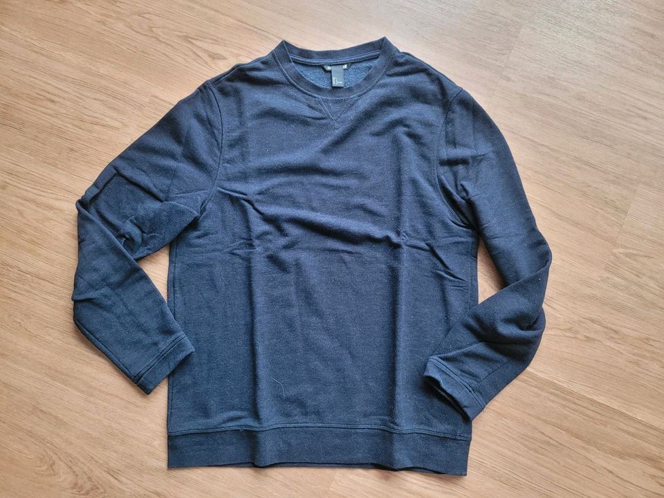 Herren pulli pullover h&m hundm basic gr.L blau dunkelblau in Wilhelmshaven