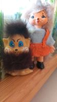 DDR Figuren Fell Mieze Troll  retro vintage Sammeltiere Sachsen - Krauschwitz Vorschau