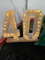 ⭐️ Dekopaket für 40. Geburtstag inkl großen Zahlen Bayern - Gerolzhofen Vorschau