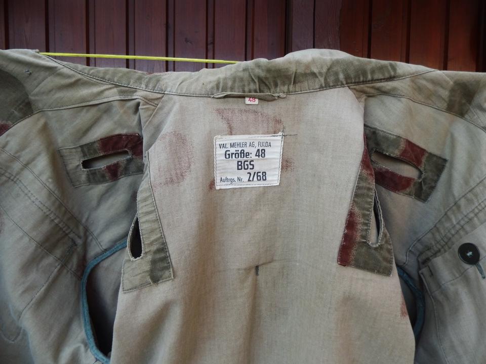 Bundesgrenzschutz sumpftarn Jacke BGS Val. Mehler Größe 48 in Dollern