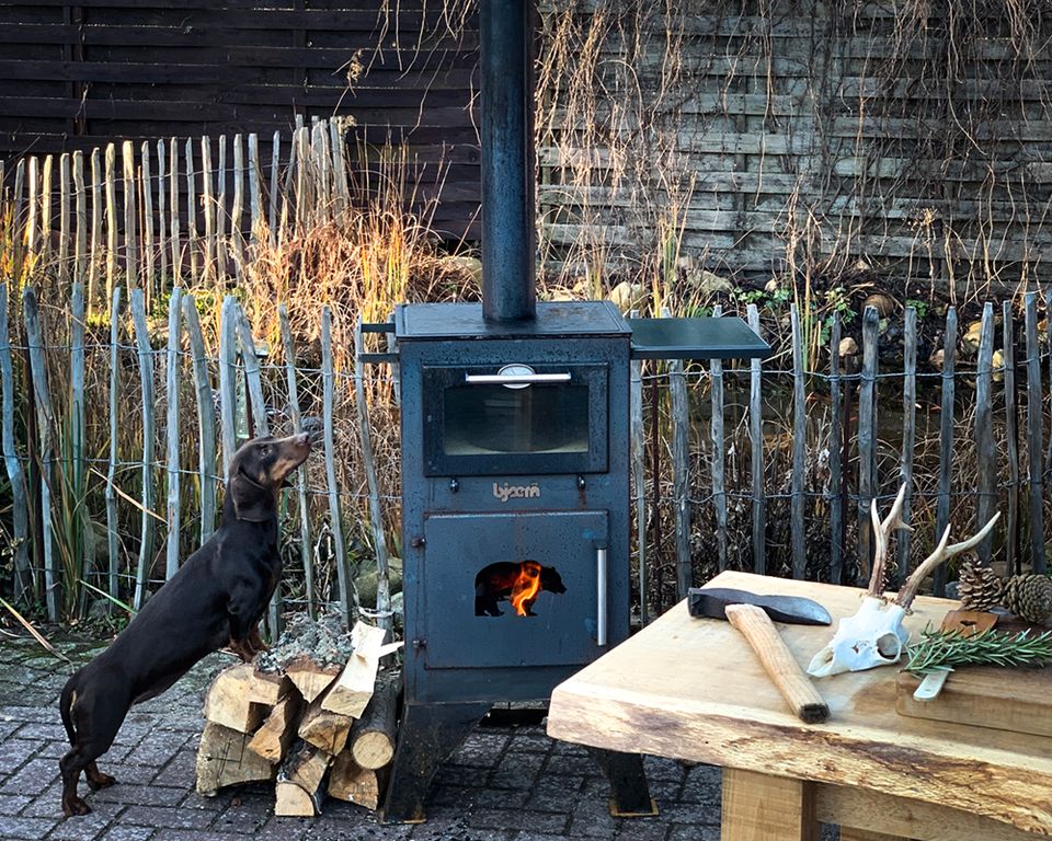 Bjoern Grizzly Seitentisch-Set inkl. Schneidebrett - Pizzaofen in Stendal