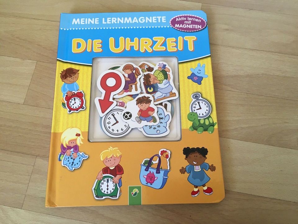 Die Uhrzeit - Aktiv lernen mit Magneten - Buch in Seester