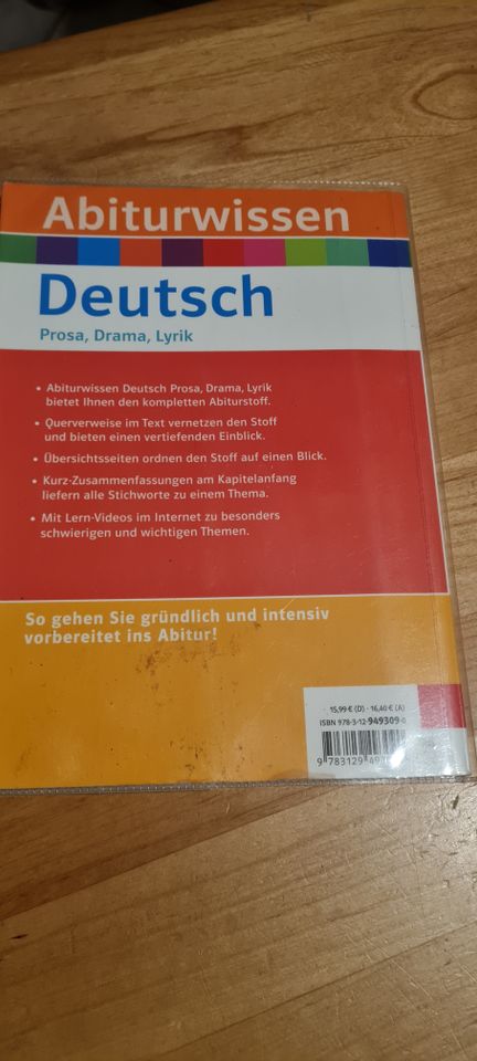 Abiturwissen Deutsch Prosa,  Drama,  Lyrik der kompl.Abiturstoff in Zülpich