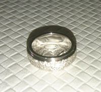 Ring Gr. 17 Silber 925 rhodiniert diamantiert Bayern - Waldkraiburg Vorschau