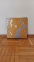 Dekoration Leinwand acrylic pouring gold silver Bayern - Allershausen Vorschau