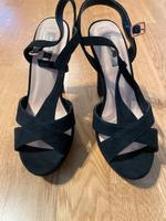 Sandalen, High Heels, Gr. 38, schwarz Baden-Württemberg - Wangen im Allgäu Vorschau