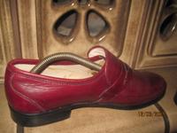 Anzugschuhe 7 Leder 41  weinrot Slipper itl. Bayern - Inzell Vorschau