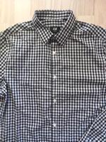 neuwertiges Hemd h+m Gr. M slim fit schwarz weiß kariert Bayern - Eckental  Vorschau